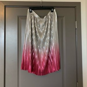 Metallic Ombré Skirt
